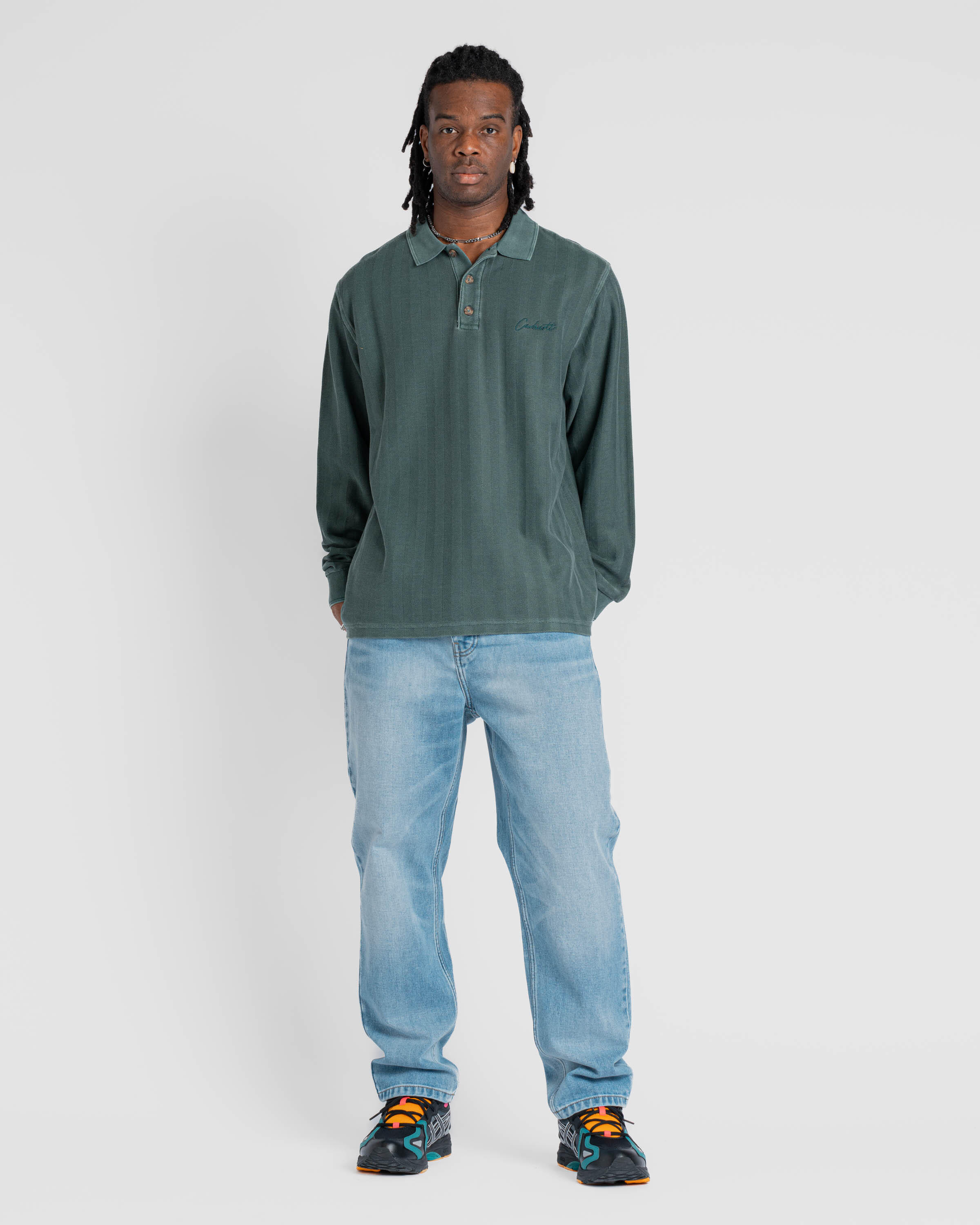 Carhartt WIP L/S Morrison Rugby Shirt | I034568-CIPG | AFEW STORE